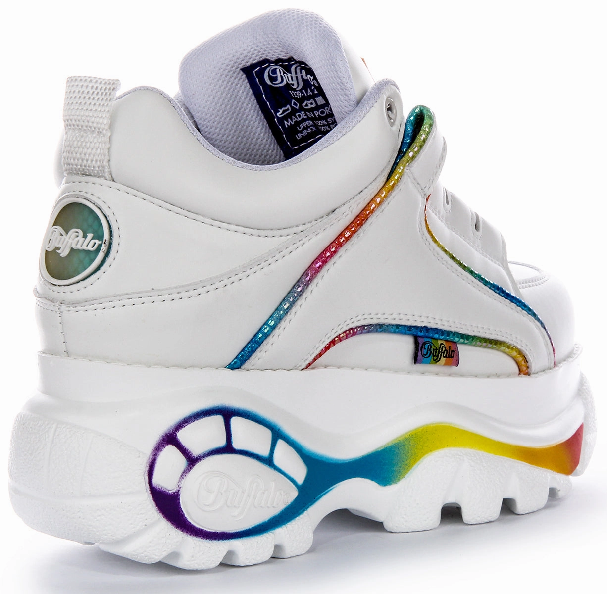 Buffalo 1339-14 2.0 In White Rainbow For Women Shoes Buffalo