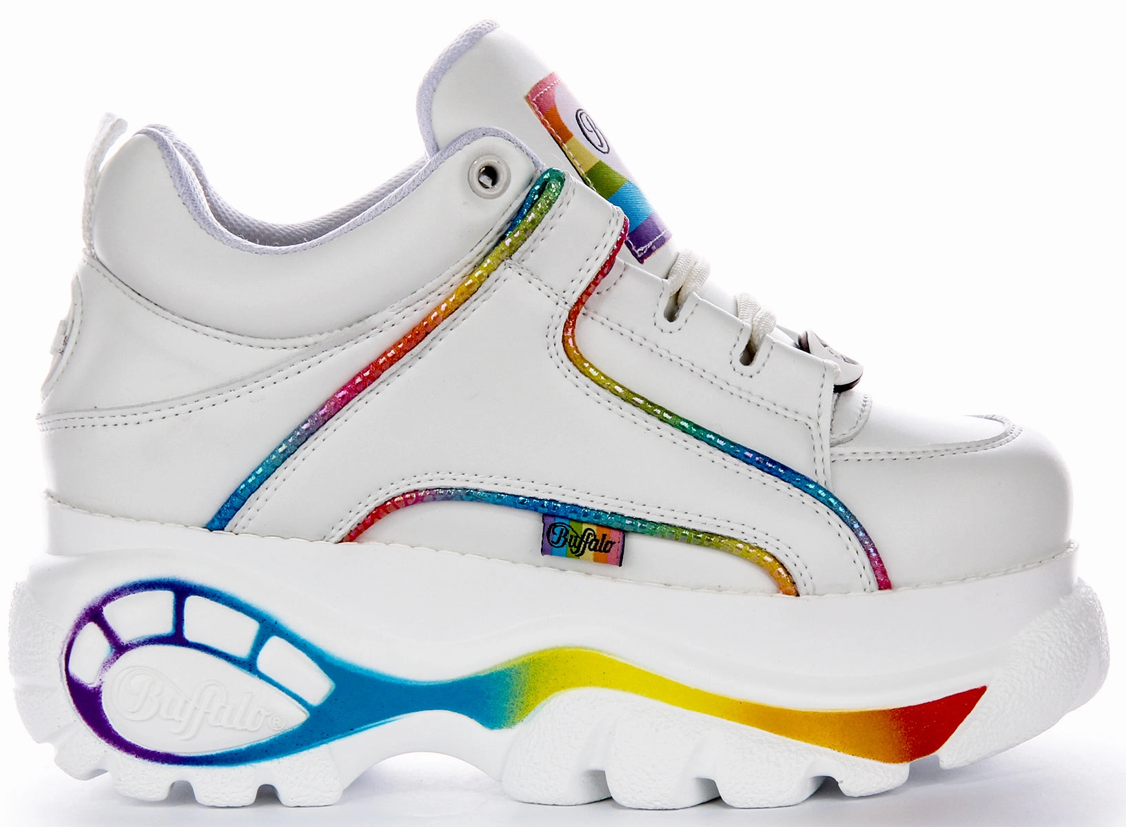 Buffalo 1339-14 2.0 In White Rainbow For Women Shoes Buffalo