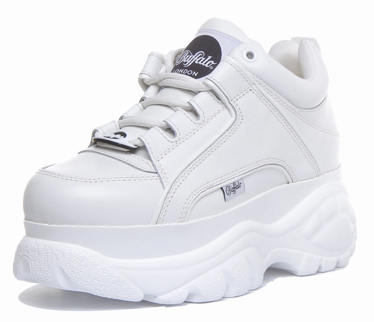 Buffalo 1339-14 2.0 Platform Trainer In White Shoes Buffalo