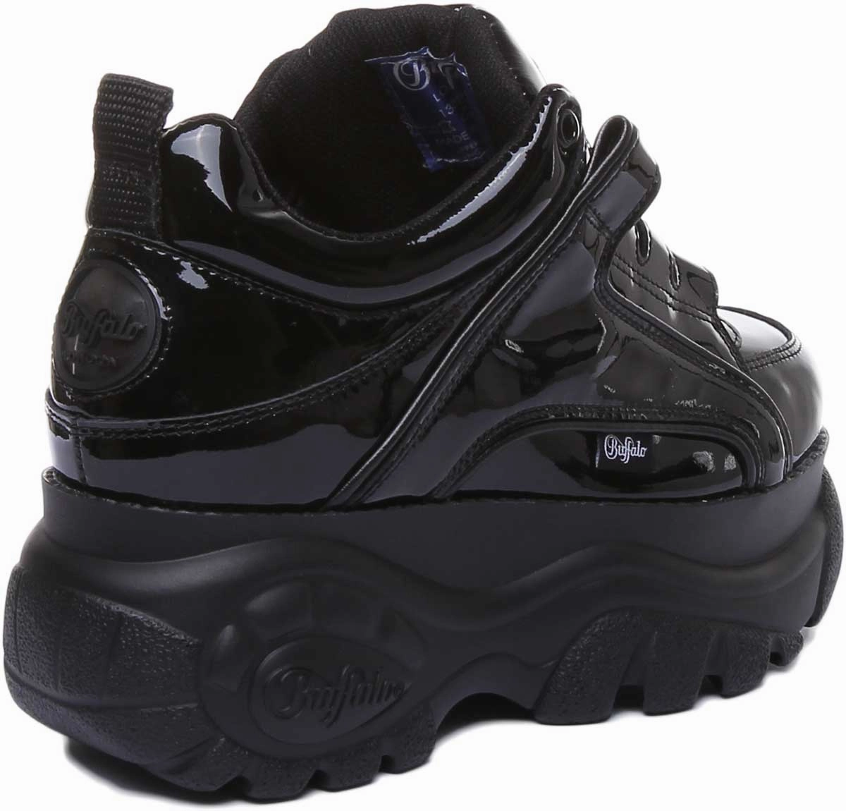 Buffalo 1339-14 In Black Patent Shoes Buffalo