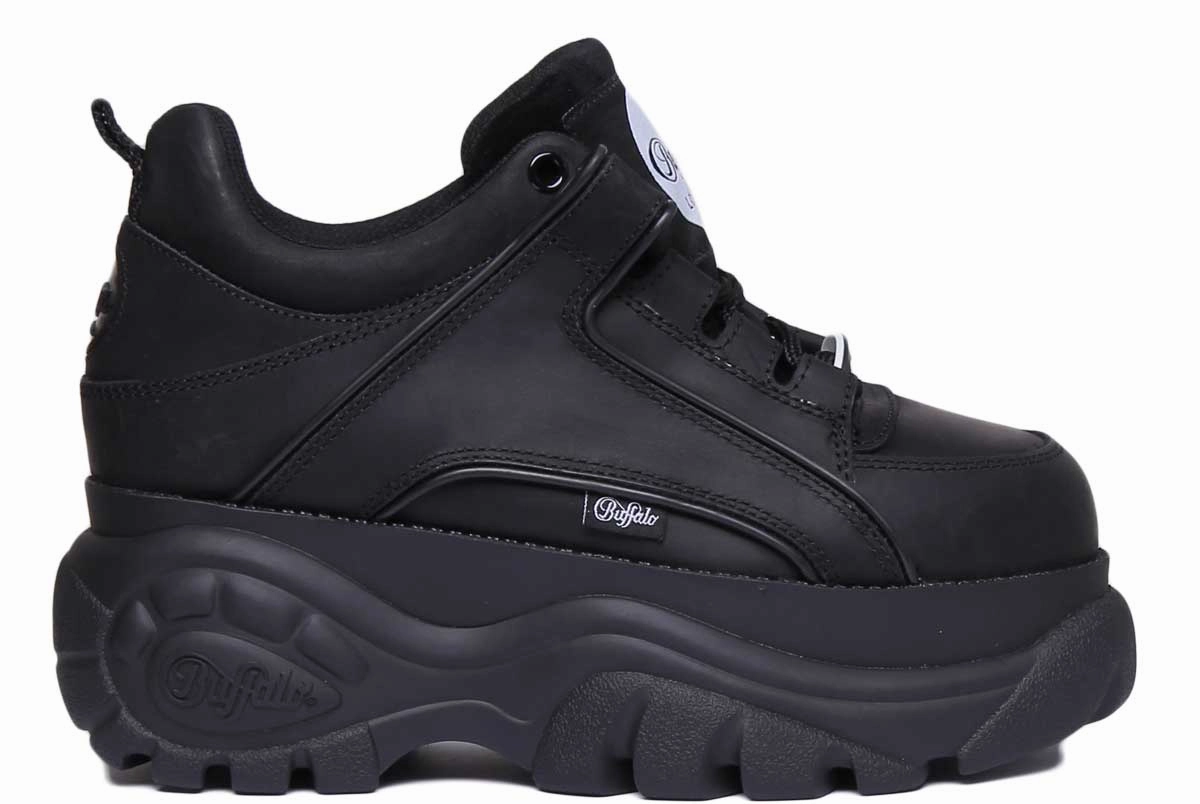 Buffalo 1339-14 Platform Trainers 1533094 In Black Shoes Buffalo