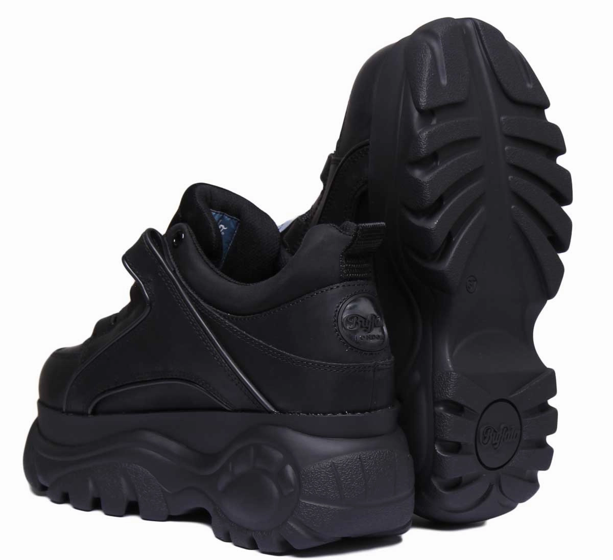 Buffalo 1339-14 Platform Trainers 1533094 In Black Shoes Buffalo