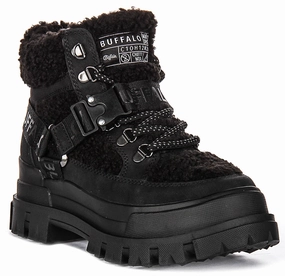 Buffalo Aspha Com1 Warm In Black For Women Shoes Buffalo
