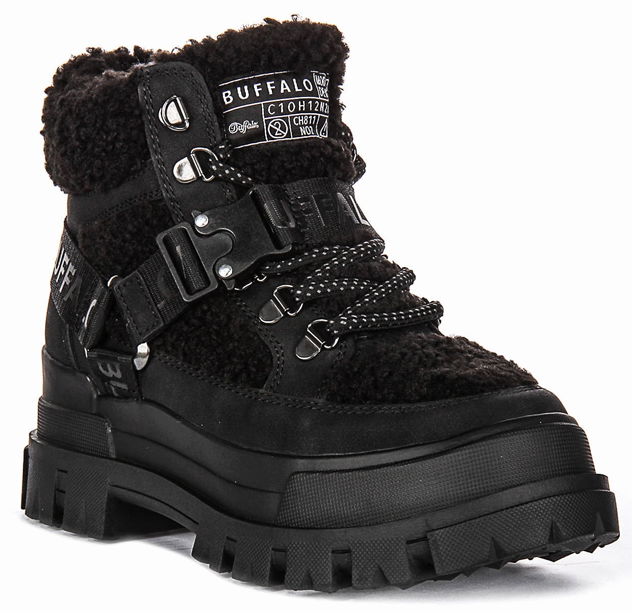 Buffalo Aspha Com1 Warm In Black For Women Shoes Buffalo