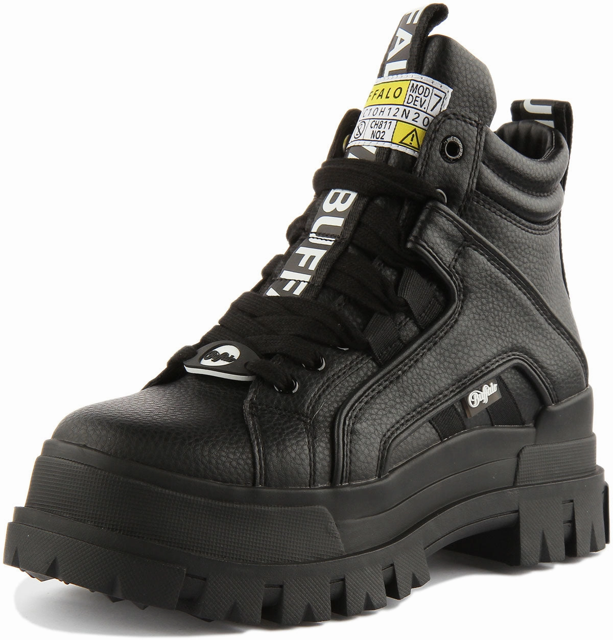 Buffalo Aspha Nc Mid In Black For Women Shoes Buffalo