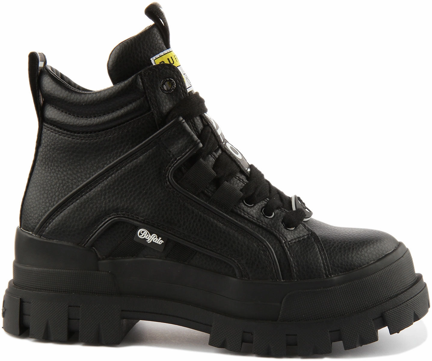 Buffalo Aspha Nc Mid In Black For Women Shoes Buffalo