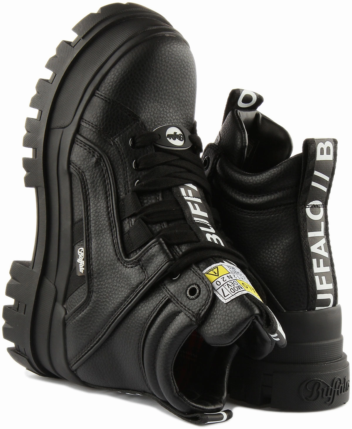 Buffalo Aspha Nc Mid In Black For Women Shoes Buffalo