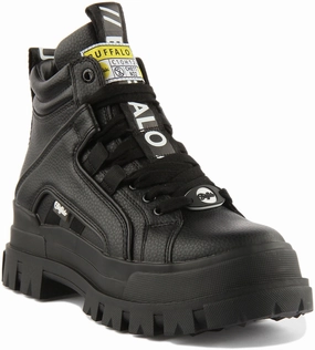 Buffalo Aspha Nc Mid In Black For Women Shoes Buffalo