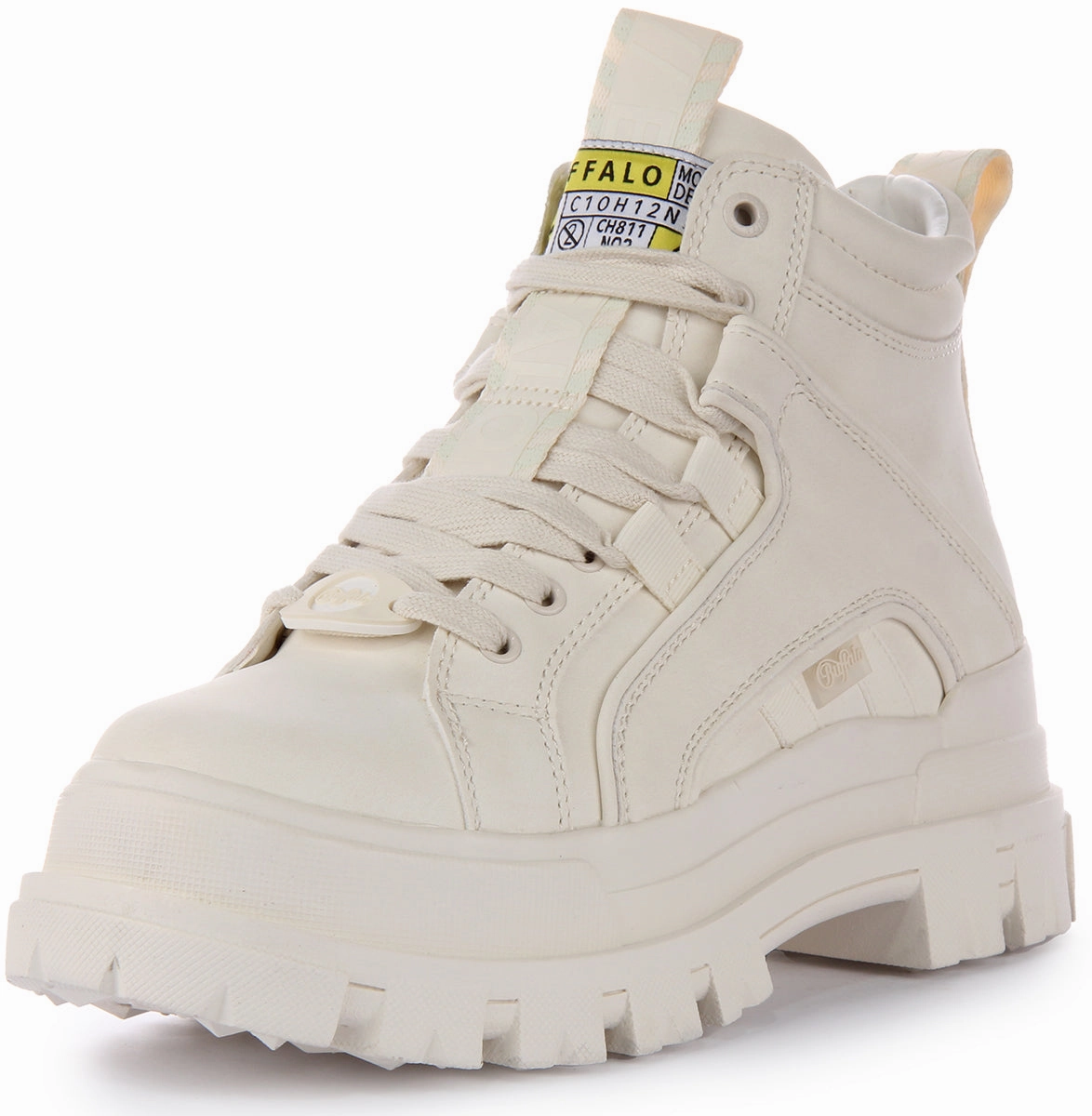 Buffalo Aspha Nc Mid In Off White For Women Shoes Buffalo