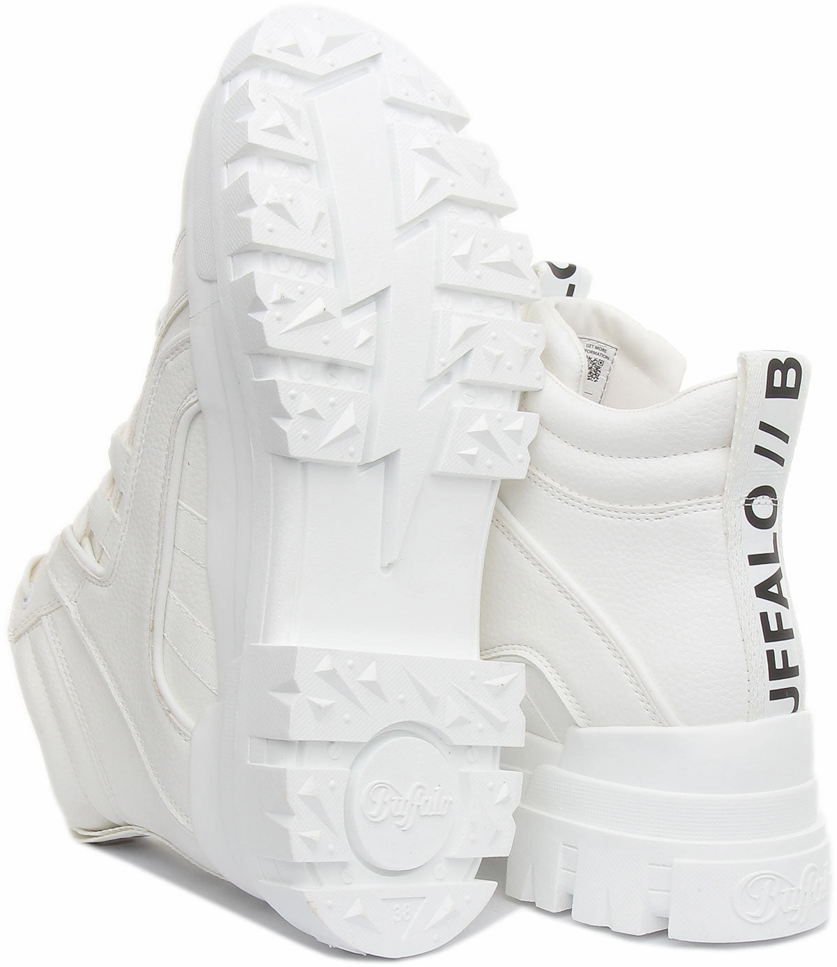 Buffalo Aspha NC Mid In White For Women Shoes Buffalo