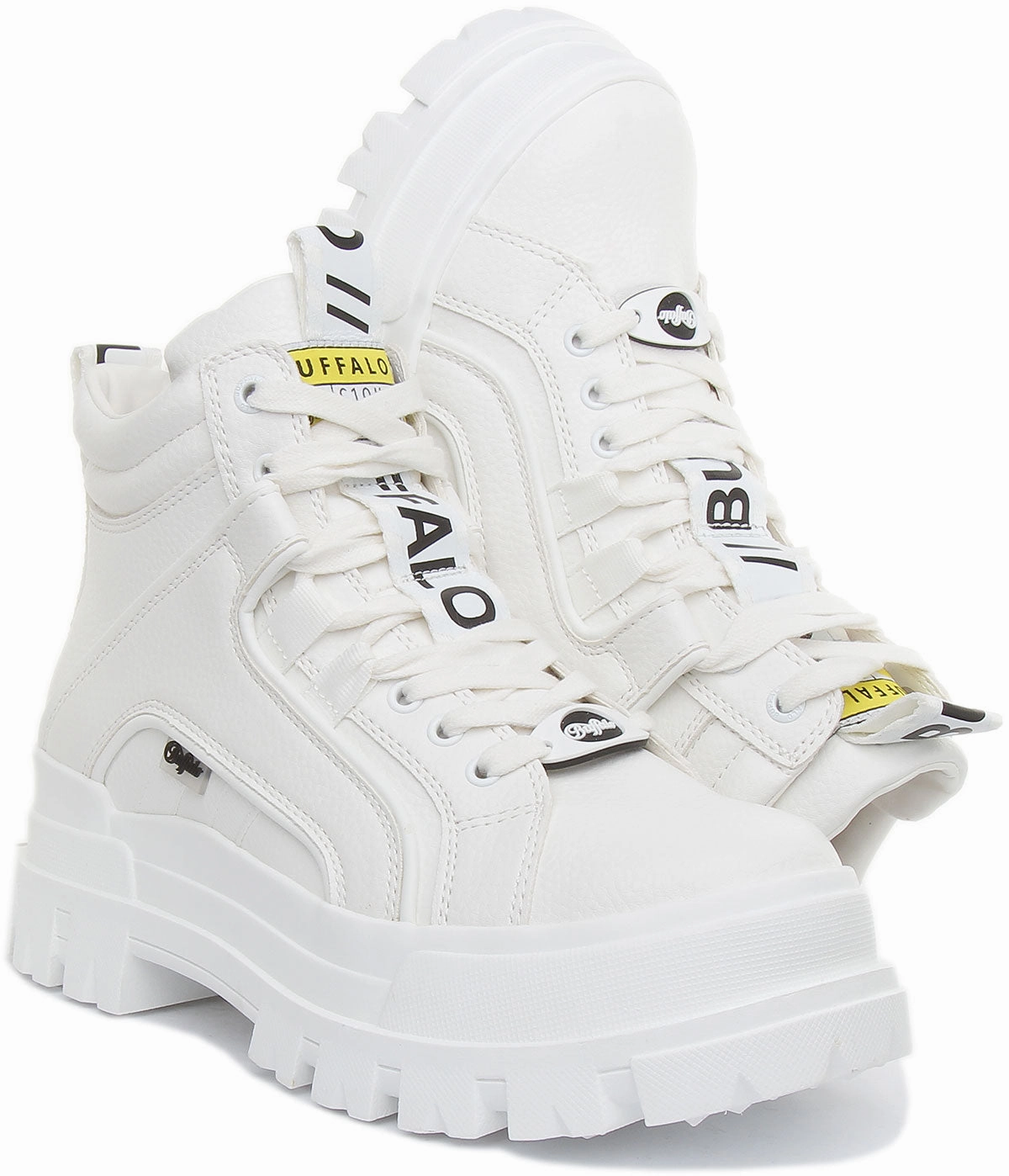 Buffalo Aspha NC Mid In White For Women Shoes Buffalo
