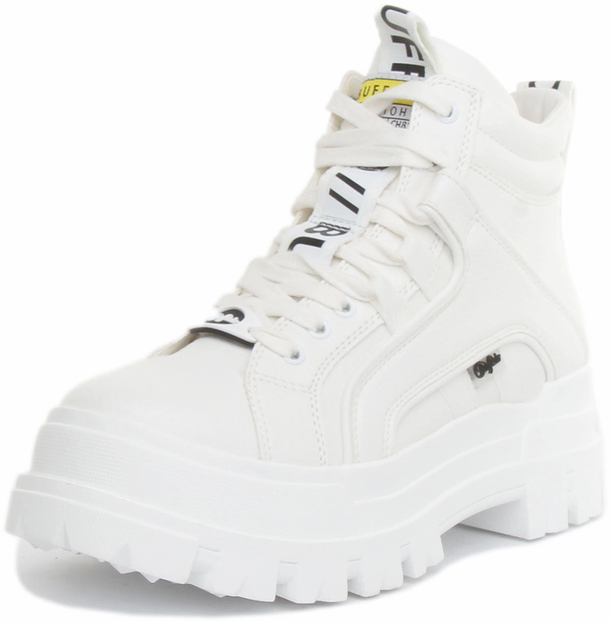 Buffalo Aspha NC Mid In White For Women Shoes Buffalo