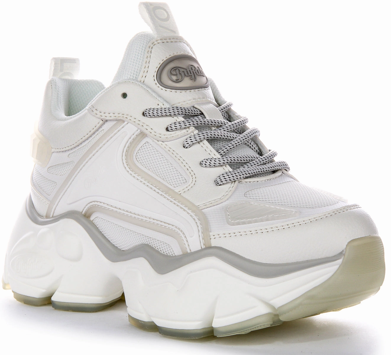 Buffalo Binary Athena In White For Women Shoes Buffalo