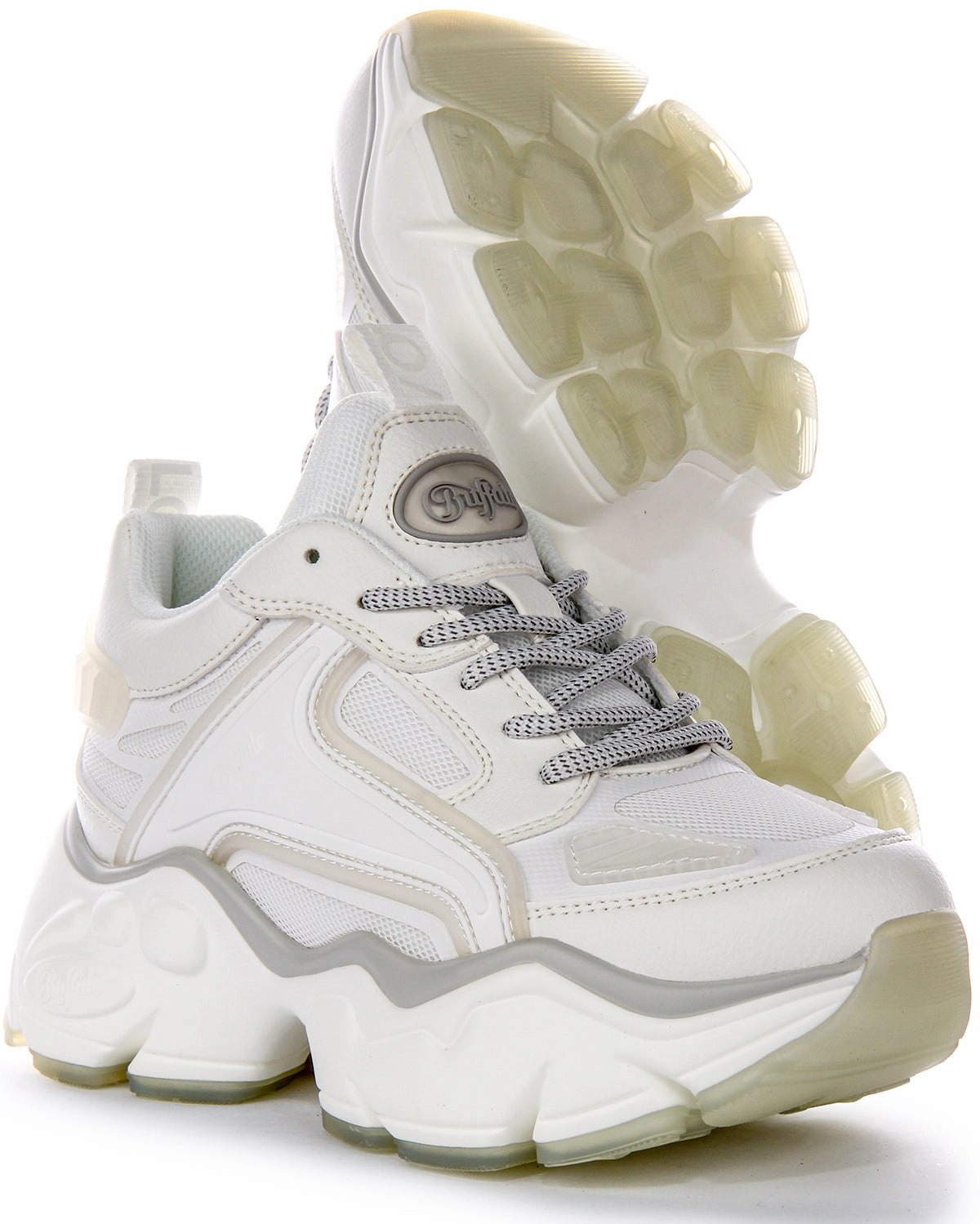 Buffalo Binary Athena In White For Women Shoes Buffalo