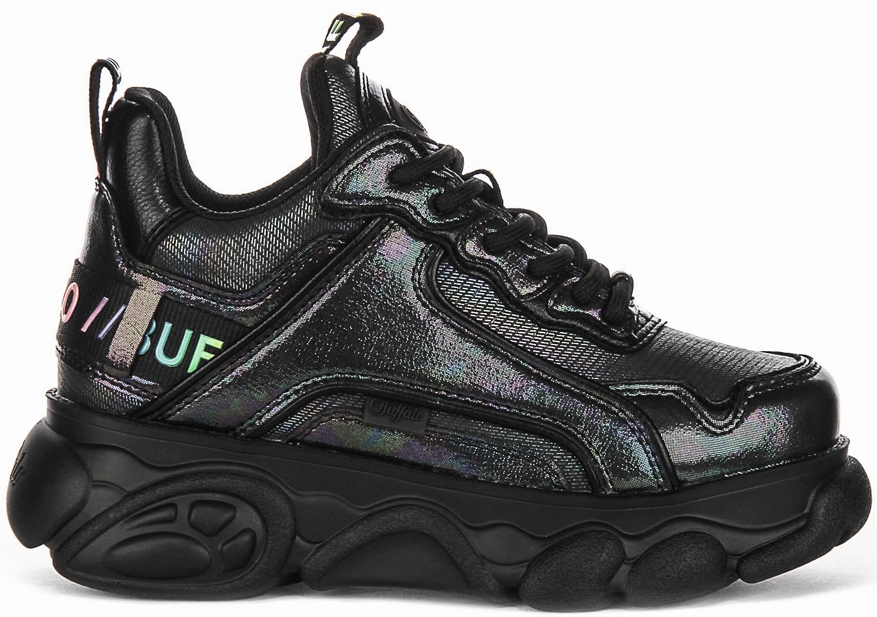 Buffalo Cld Chai In Black Shiny For Women Shoes Buffalo