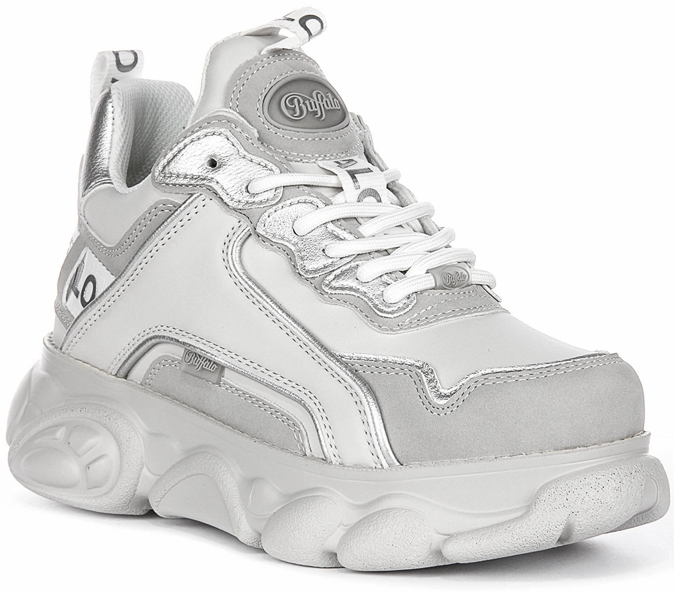 Buffalo Cld Chai In Grey Silver For Women Shoes Buffalo