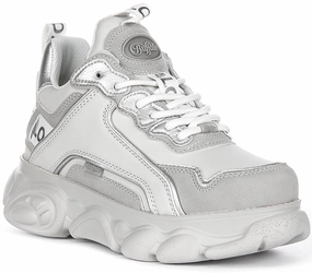 Buffalo Cld Chai In Grey Silver For Women Shoes Buffalo