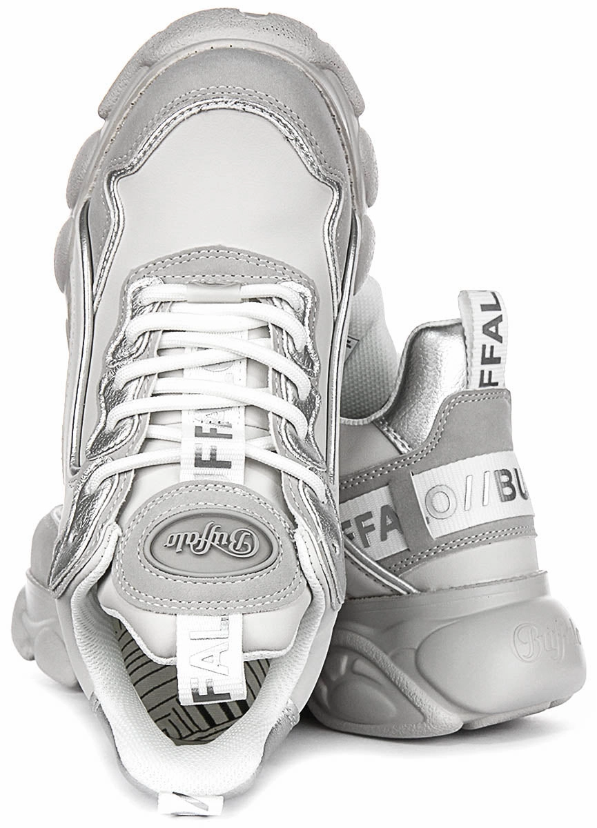 Buffalo Cld Chai In Grey Silver For Women Shoes Buffalo