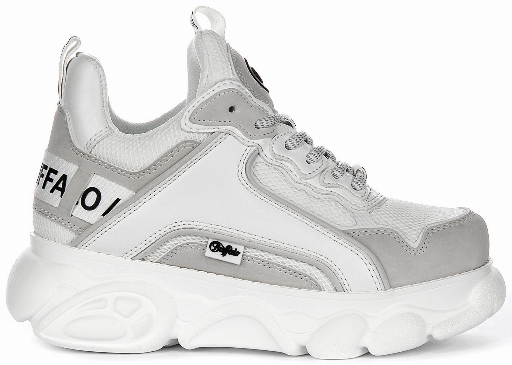 Buffalo Cld Chai In White Grey For Women Shoes Buffalo