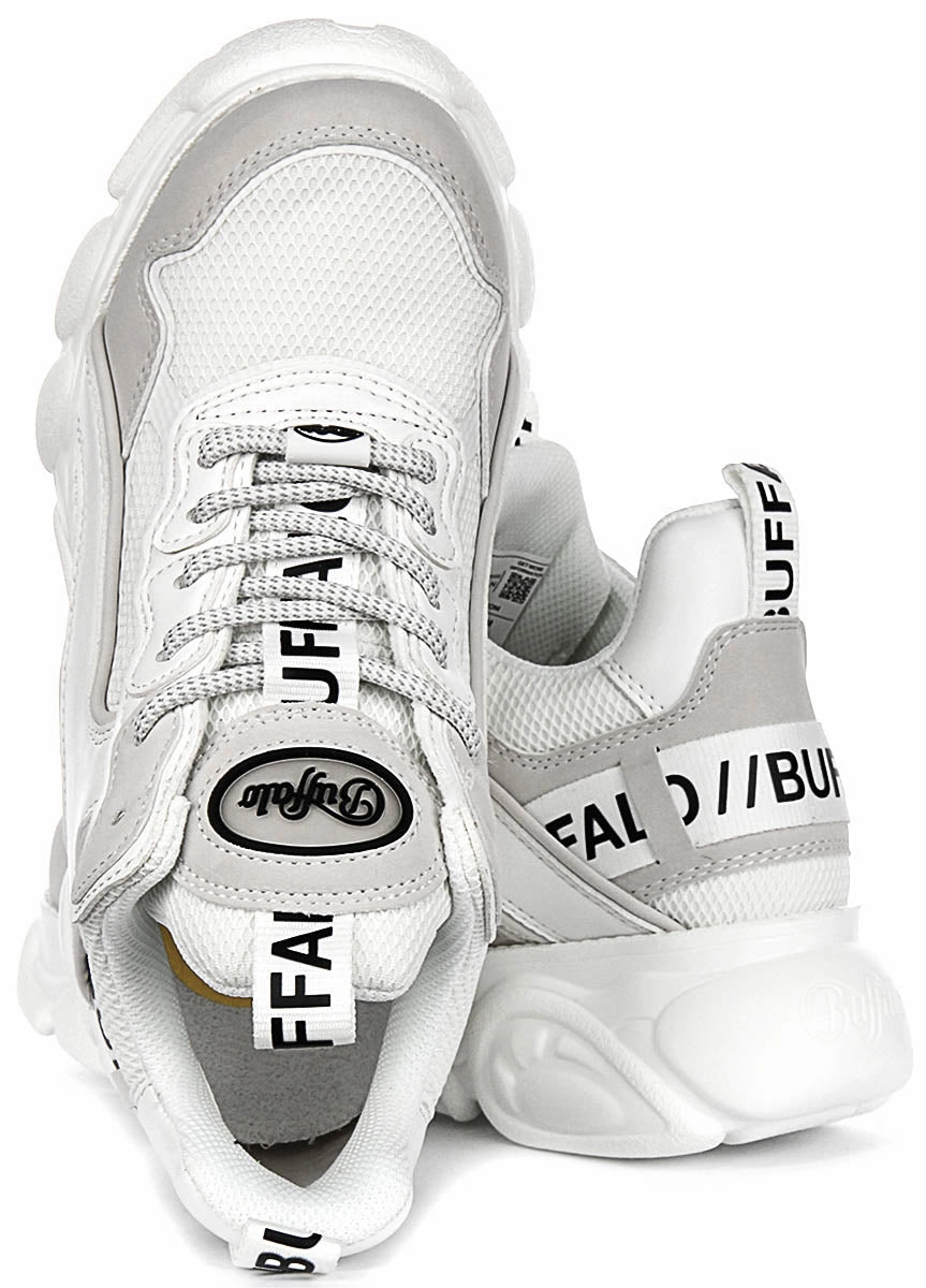 Buffalo Cld Chai In White Grey For Women Shoes Buffalo