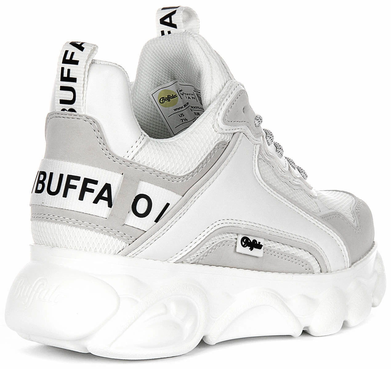 Buffalo Cld Chai In White Grey For Women Shoes Buffalo