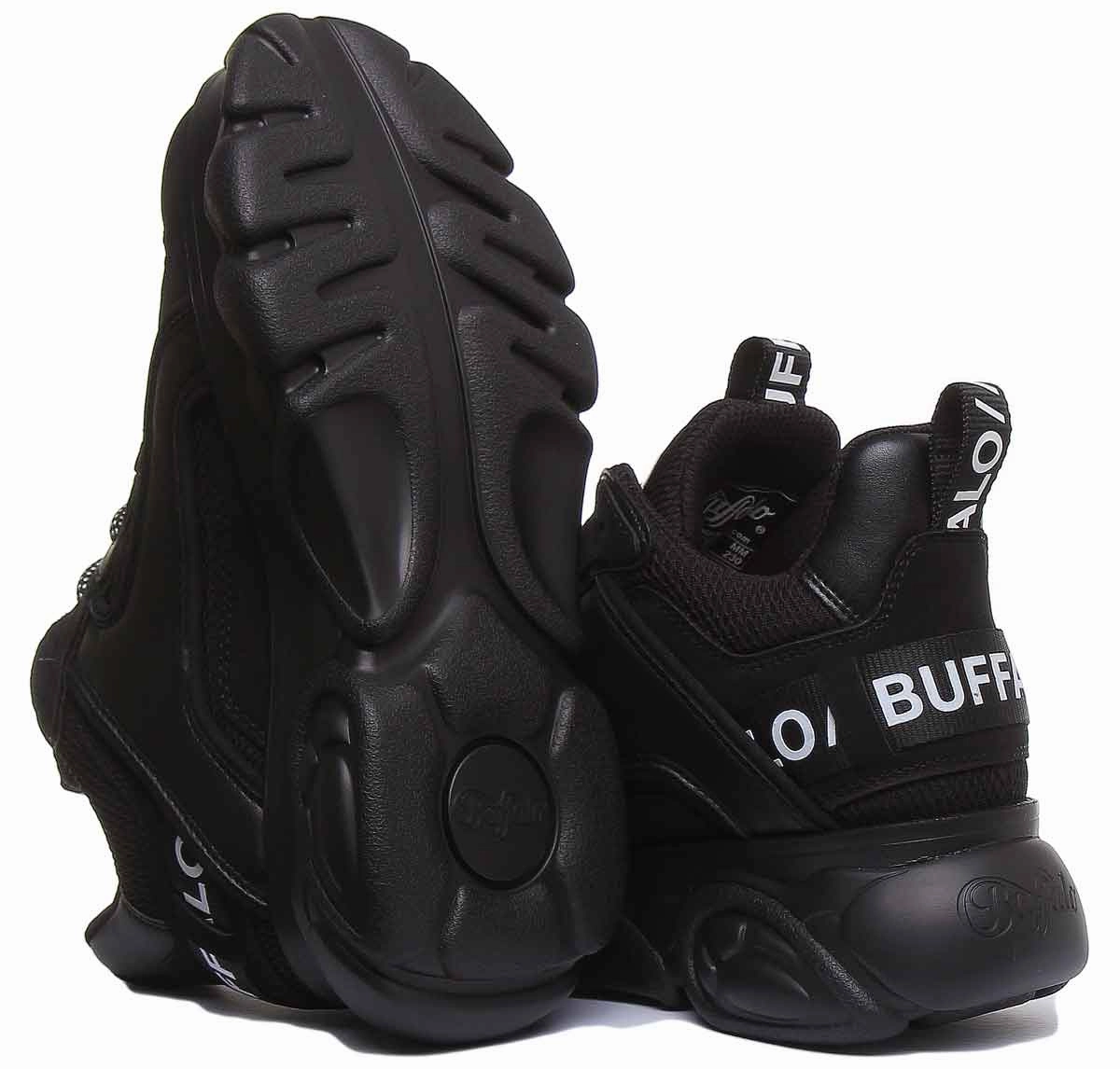 Buffalo Cld Chai Platform Boots In Black Shoes Buffalo
