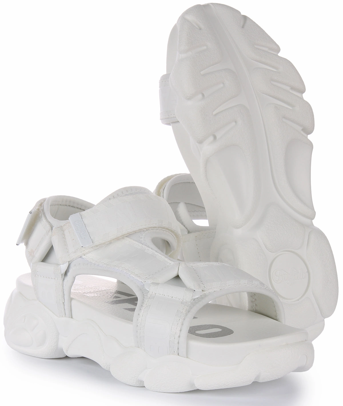 Buffalo Cld Tec Sandal In White For Women Shoes Buffalo