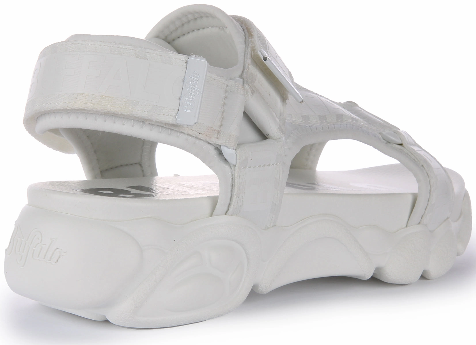 Buffalo Cld Tec Sandal In White For Women Shoes Buffalo