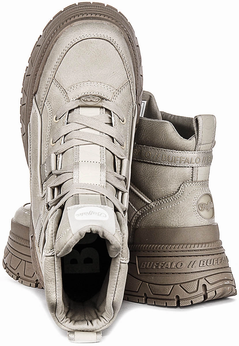 Buffalo Fushion Hybrid Mid In Cream For Women Shoes Buffalo