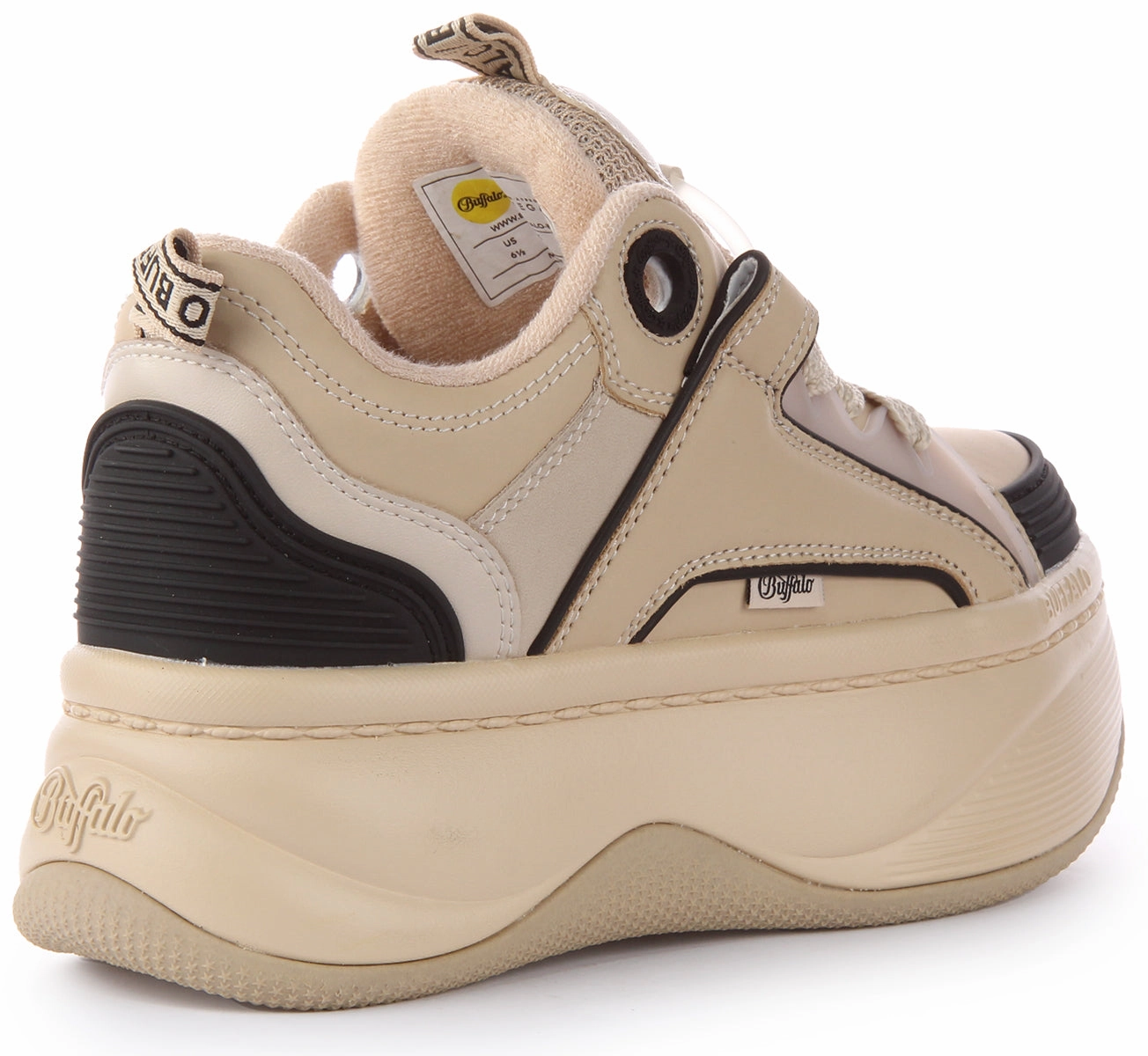 Buffalo Orcus Sk8 In Cream For Women Shoes Buffalo