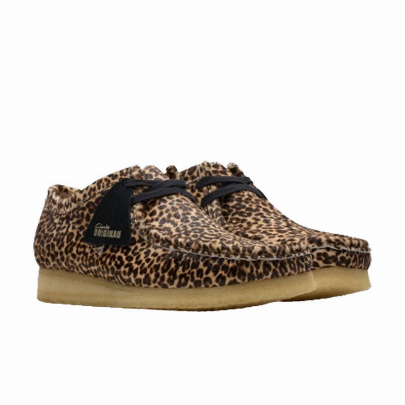 Clark Wallabee Leopard Print 26179166