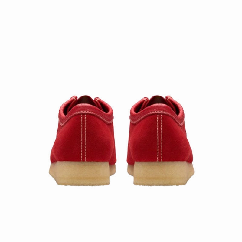 Clarks Wallabee Red Suede 26180195
