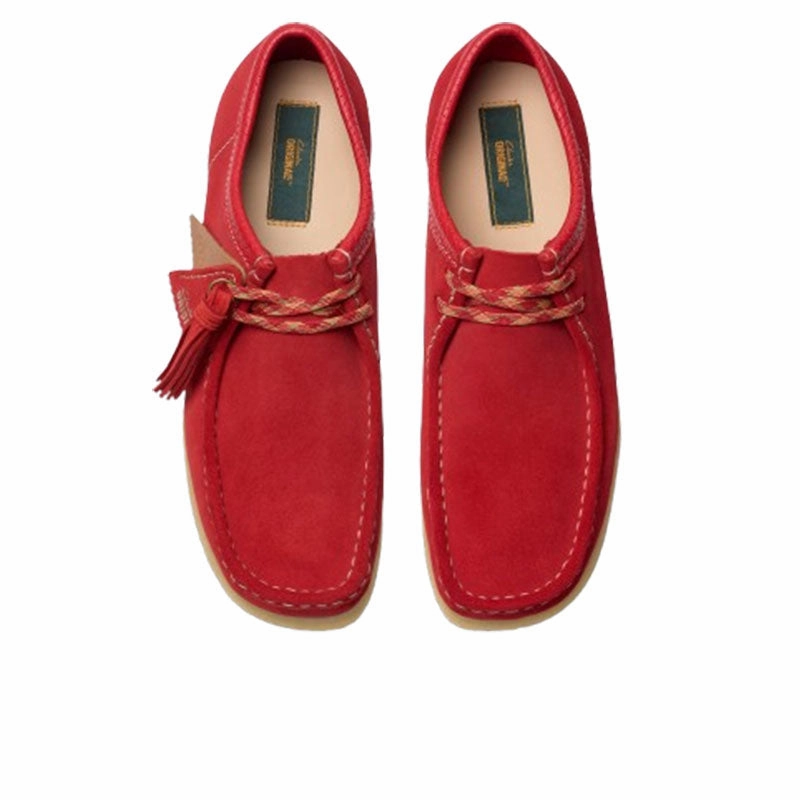 Clarks Wallabee Red Suede 26180195