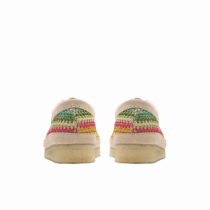 Clarks Women Wallabee Multicolour Raffia 2618170