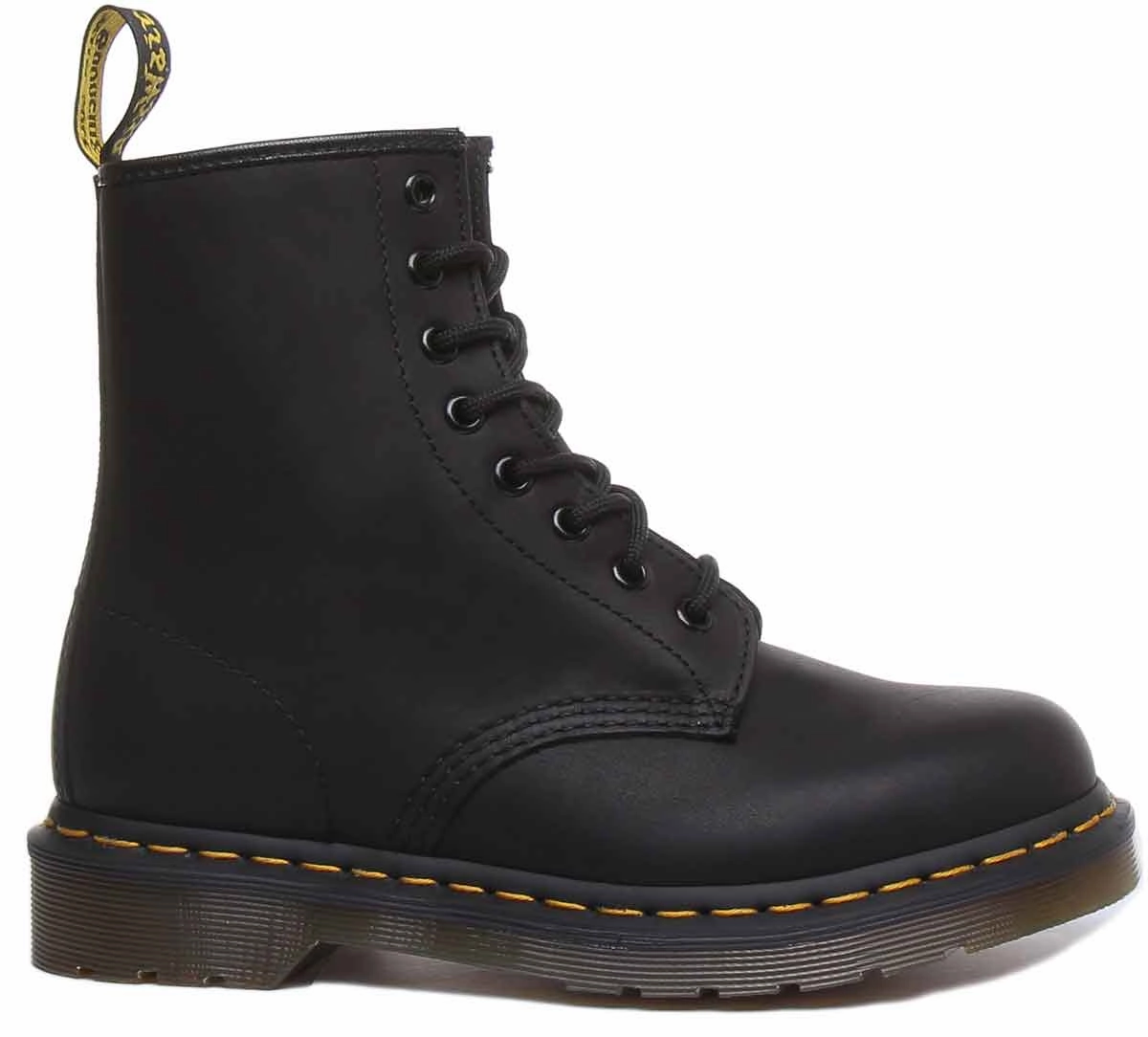 Dr Martens 1460 Greasy In Black Shoes Dr Martens