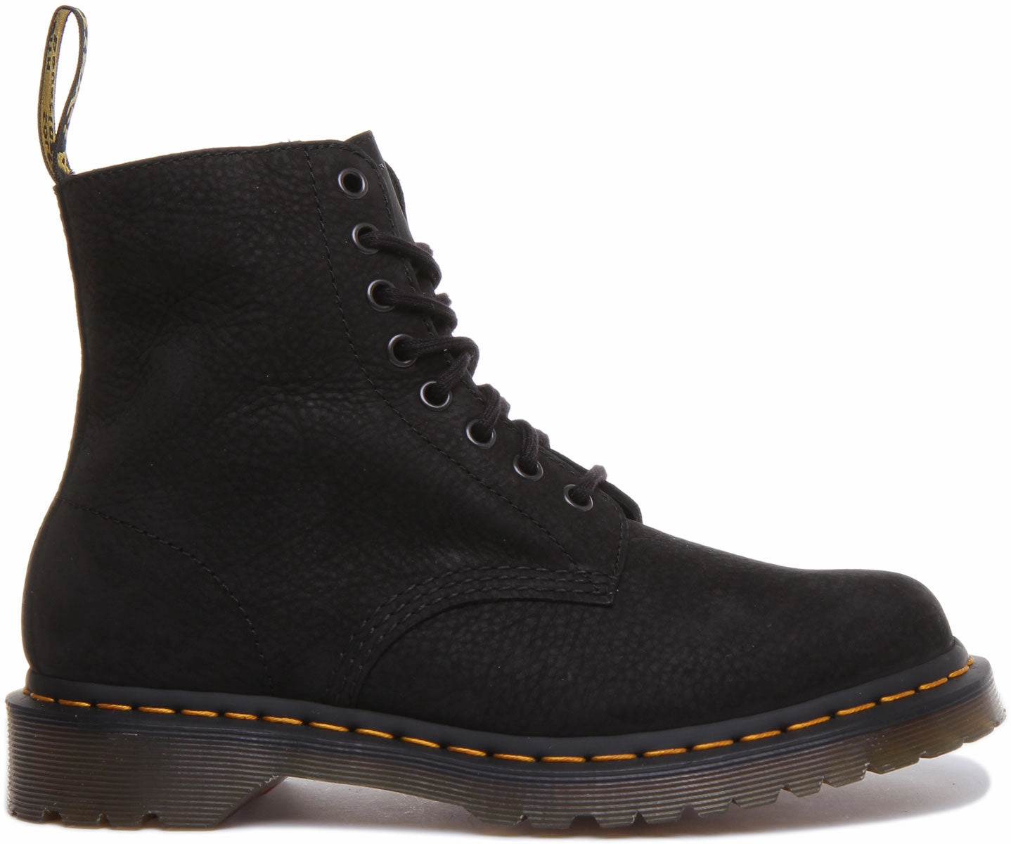 Dr Martens 1460 Pascal In Black Milled Water Resistant Leather Shoes Dr Martens