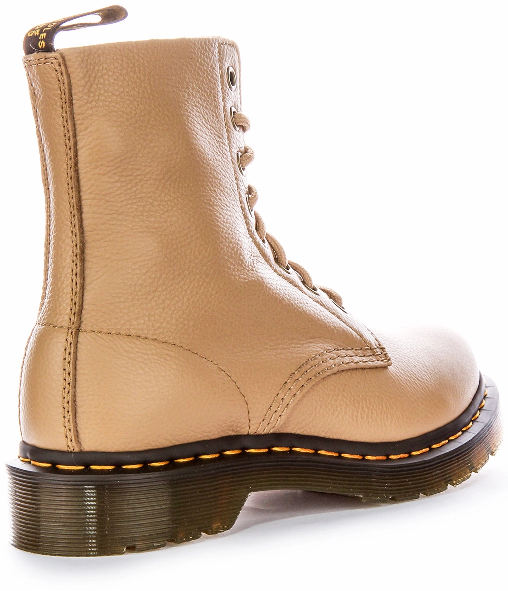 Dr Martens 1460 Pascal In Tan For Women Shoes Dr Martens