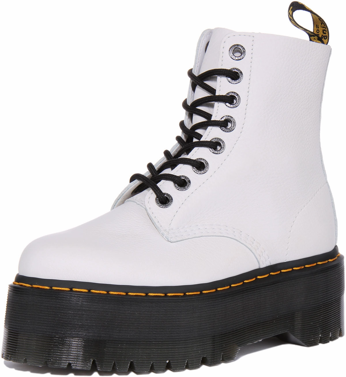 Dr Martens 1460 Pascal Max Platform In White For Women Shoes Dr Martens