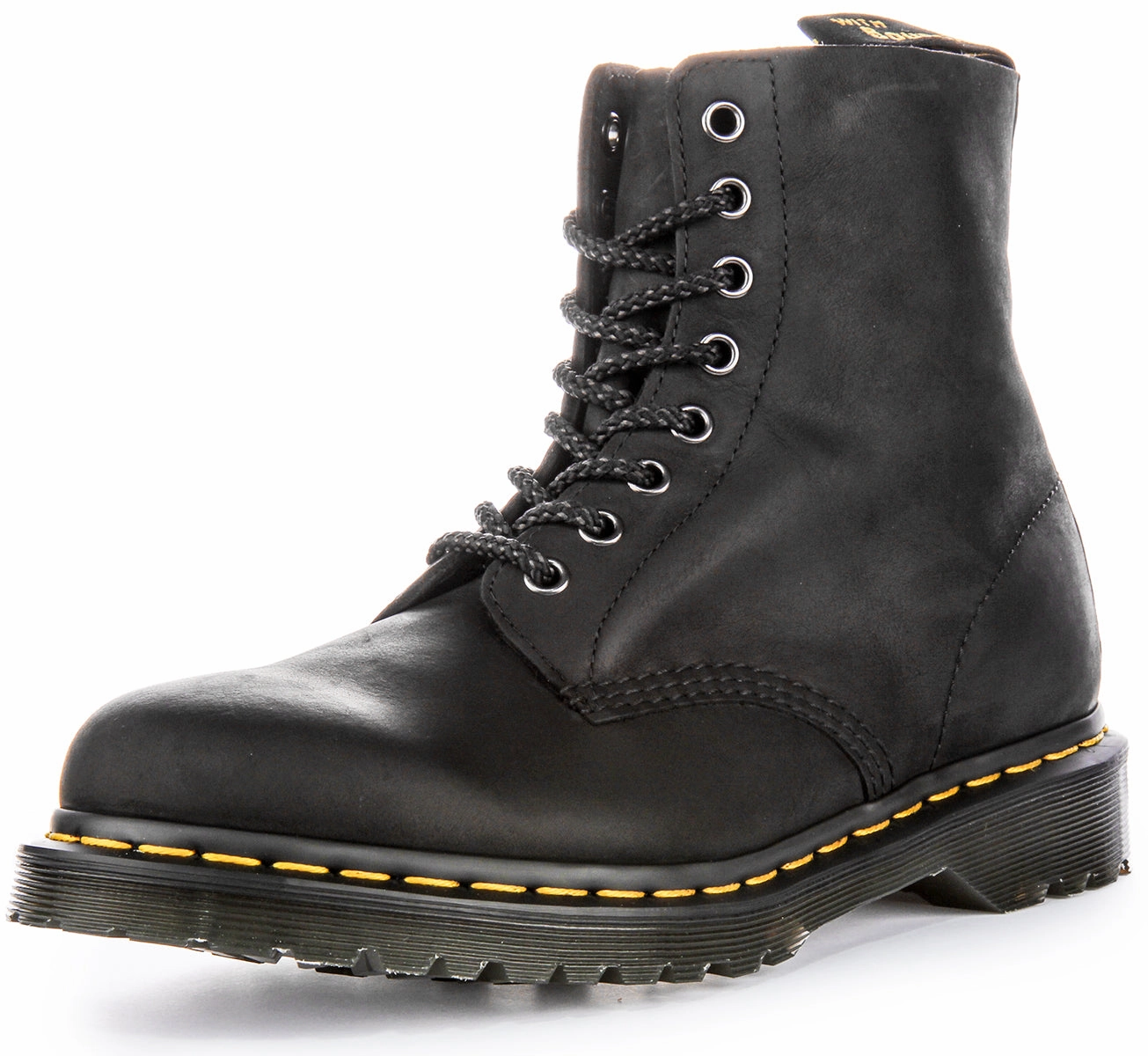 Dr Martens 1460 Pascal Waxed In Black Shoes Dr Martens