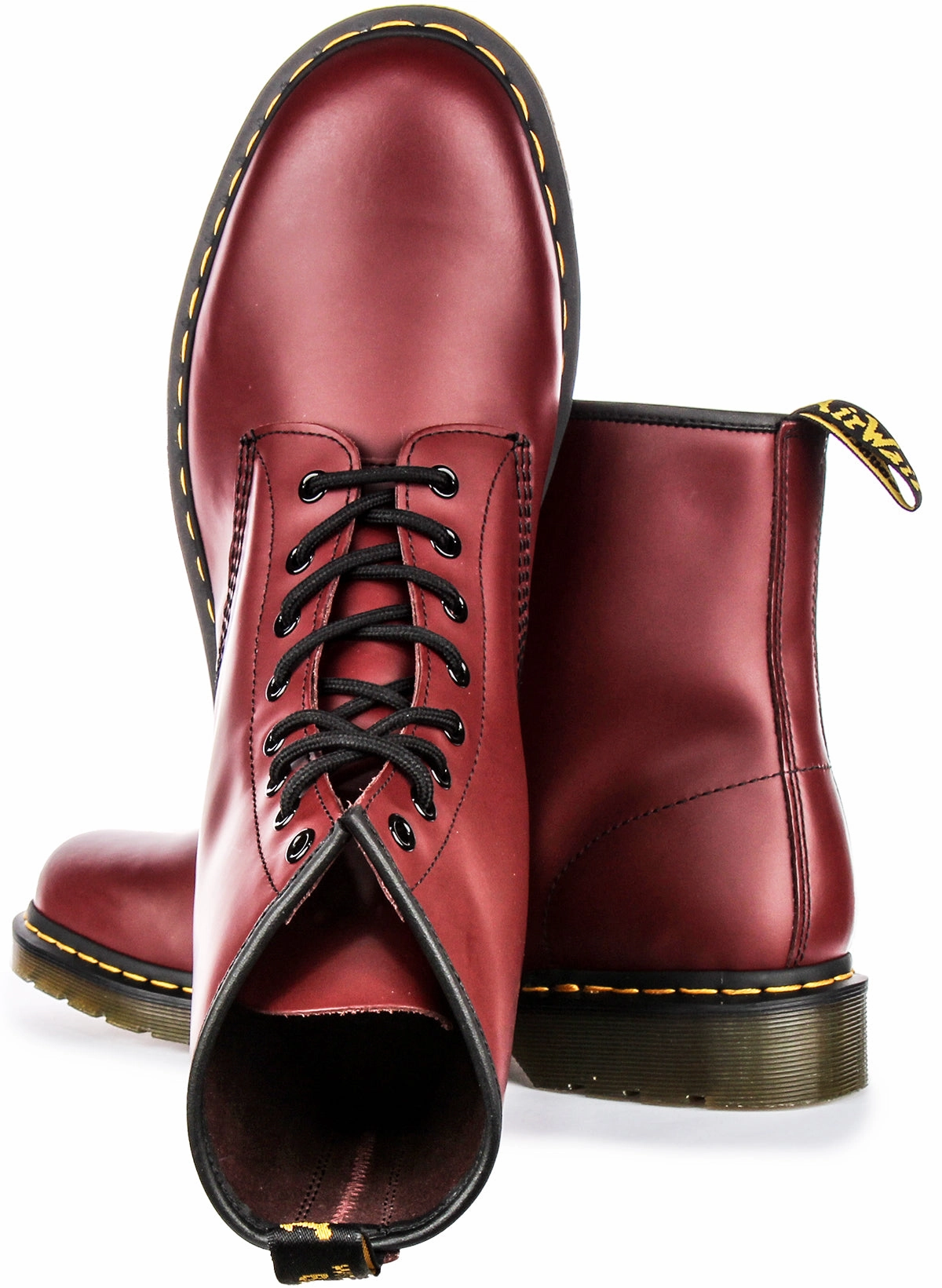 Dr Martens 1460 Smoth In Cherry For Unisex Shoes Dr Martens