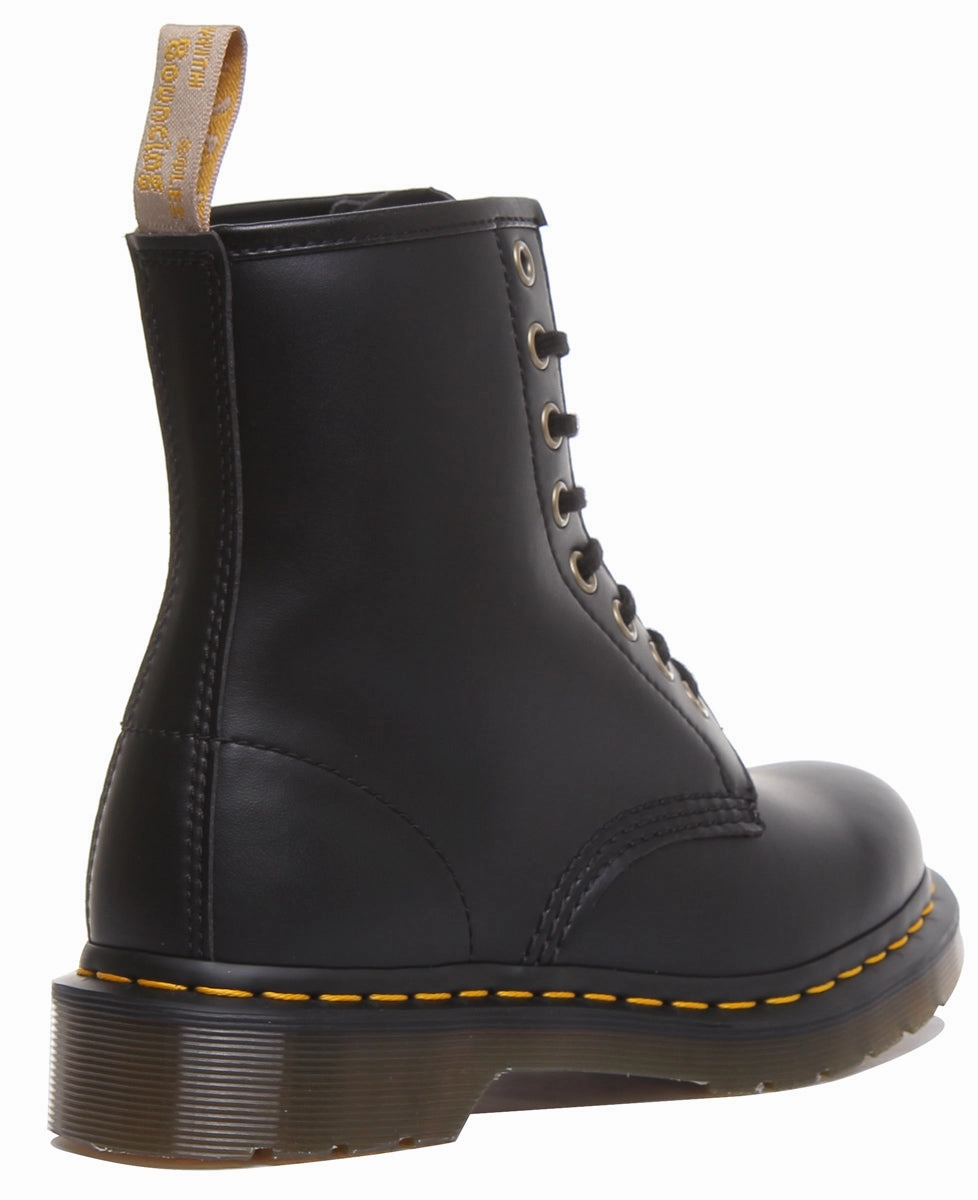 Dr Martens 1460 Vegan In Black For Womens Shoes Dr Martens