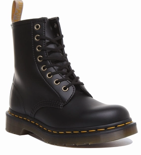 Dr Martens 1460 Vegan In Black For Womens Shoes Dr Martens