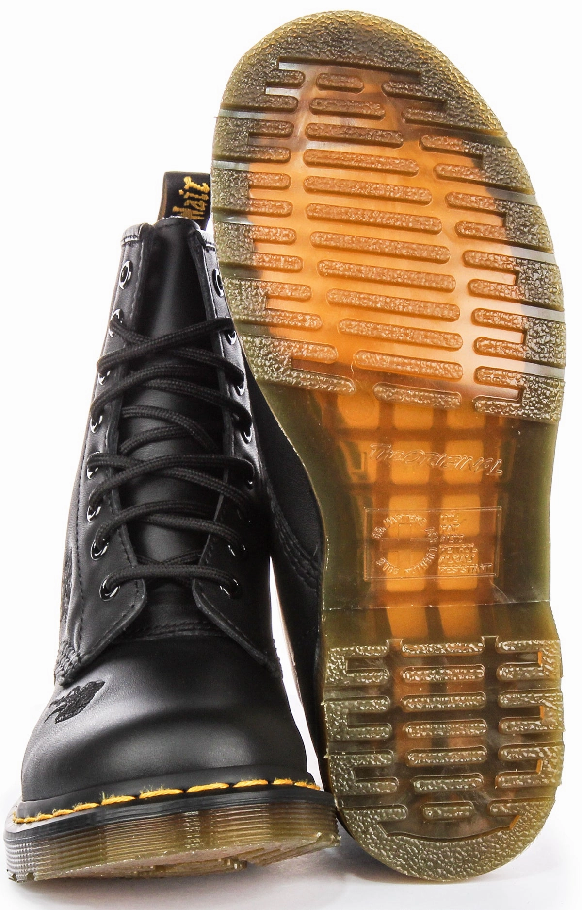 Dr Martens 1460 Vonda In Black Mono For Women Shoes Dr Martens
