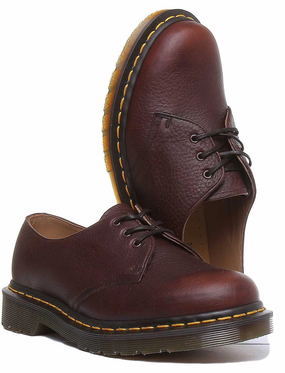 Dr Martens 1461 Abandon Made In England, In Dark Tan Shoes Dr Martens
