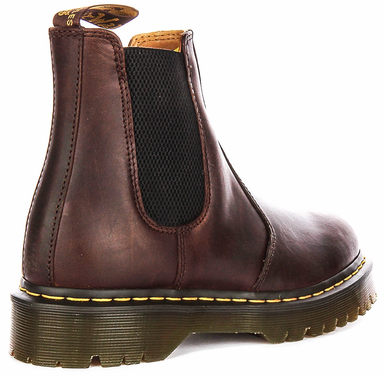 Dr Martens 2976 Bex Chelsea Crazy In Dark Brown Boots Shoes Dr Martens