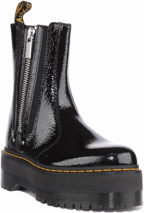 Dr Martens 2976 Max In Black Patent For Women Shoes Dr Martens