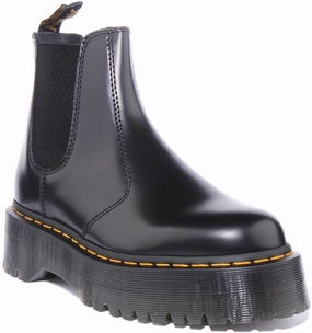 Dr Martens 2976 Quad Chelsea In Black Shoes Dr Martens