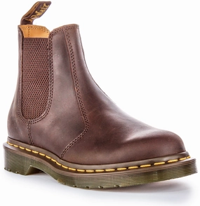 Dr Martens 2976 YS Chelsea In Brown Shoes Dr Martens