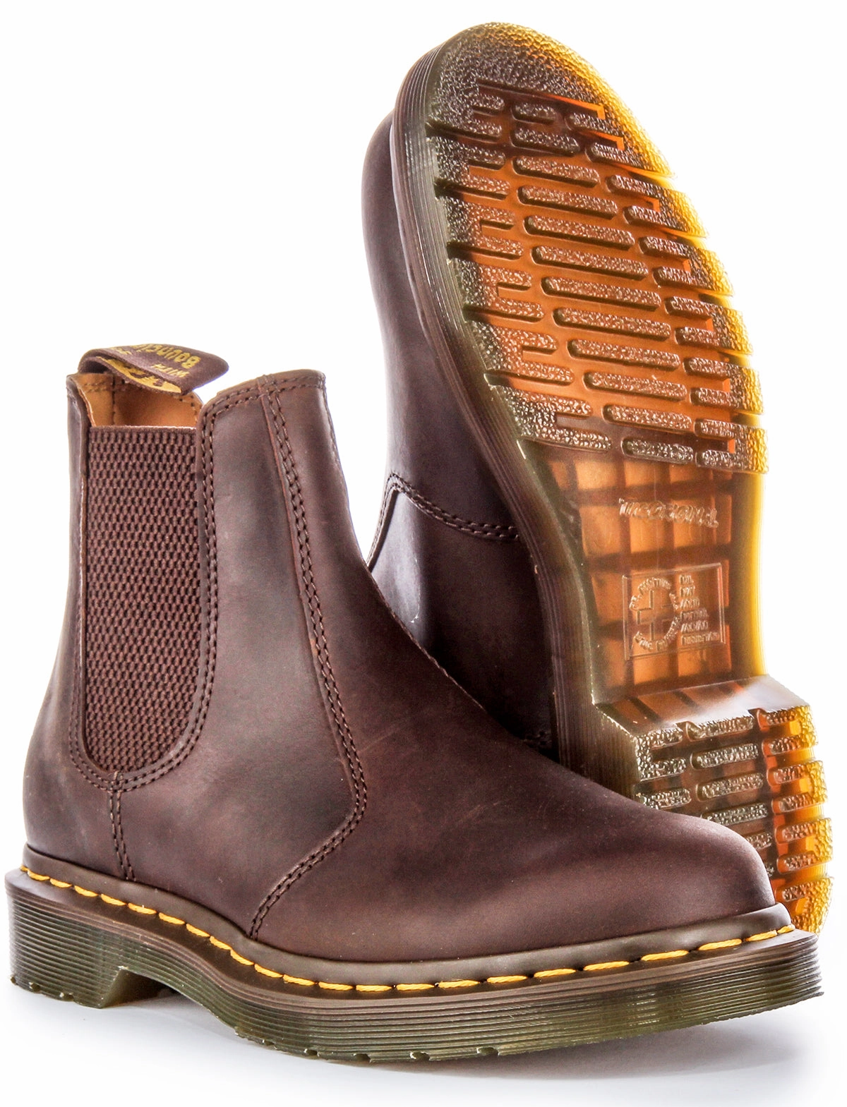 Dr Martens 2976 YS Chelsea In Brown Shoes Dr Martens