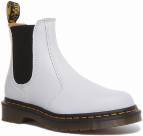 Dr Martens 2976 Ys In White For Women Shoes Dr Martens